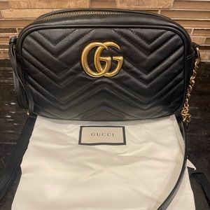 GG Marmont small matelassé shoulder bag